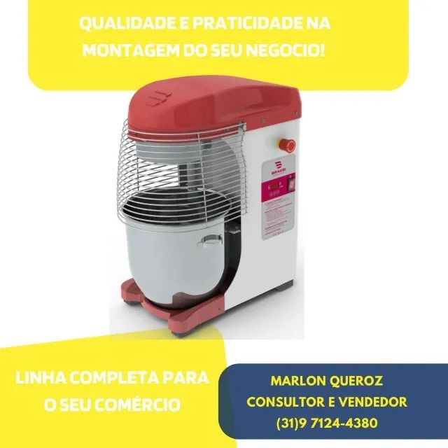 Batedeira planetária 18kg Braesi