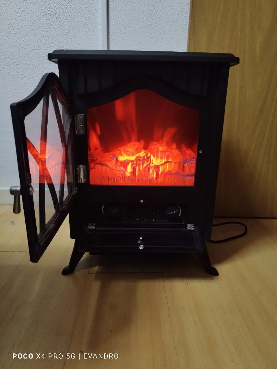Aquecedor elétrico efeito 3d  - Foto 2