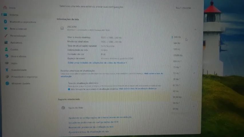 Monitor 240hz AOC 24.5 polegadas full hd 0.5ms - Foto 4