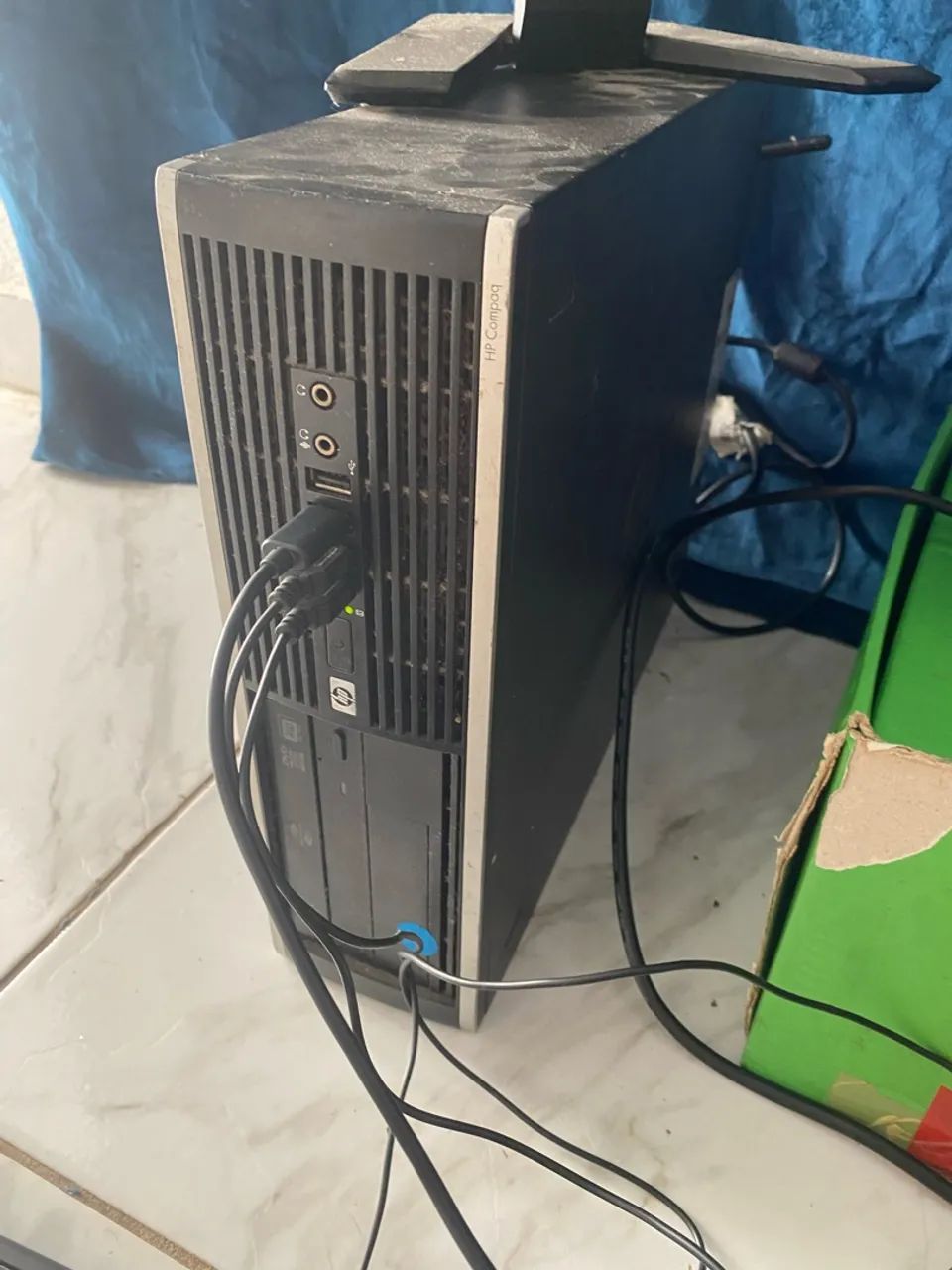 Pc comum completo todos os cabos duas telas e periféricos  - Foto 4