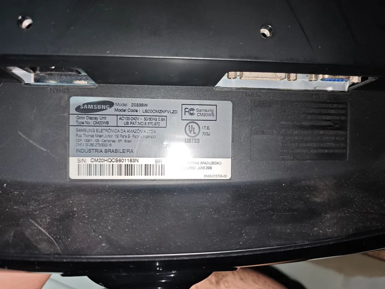 Monitor Samsung -  Semi-novo - 20' - Foto 4