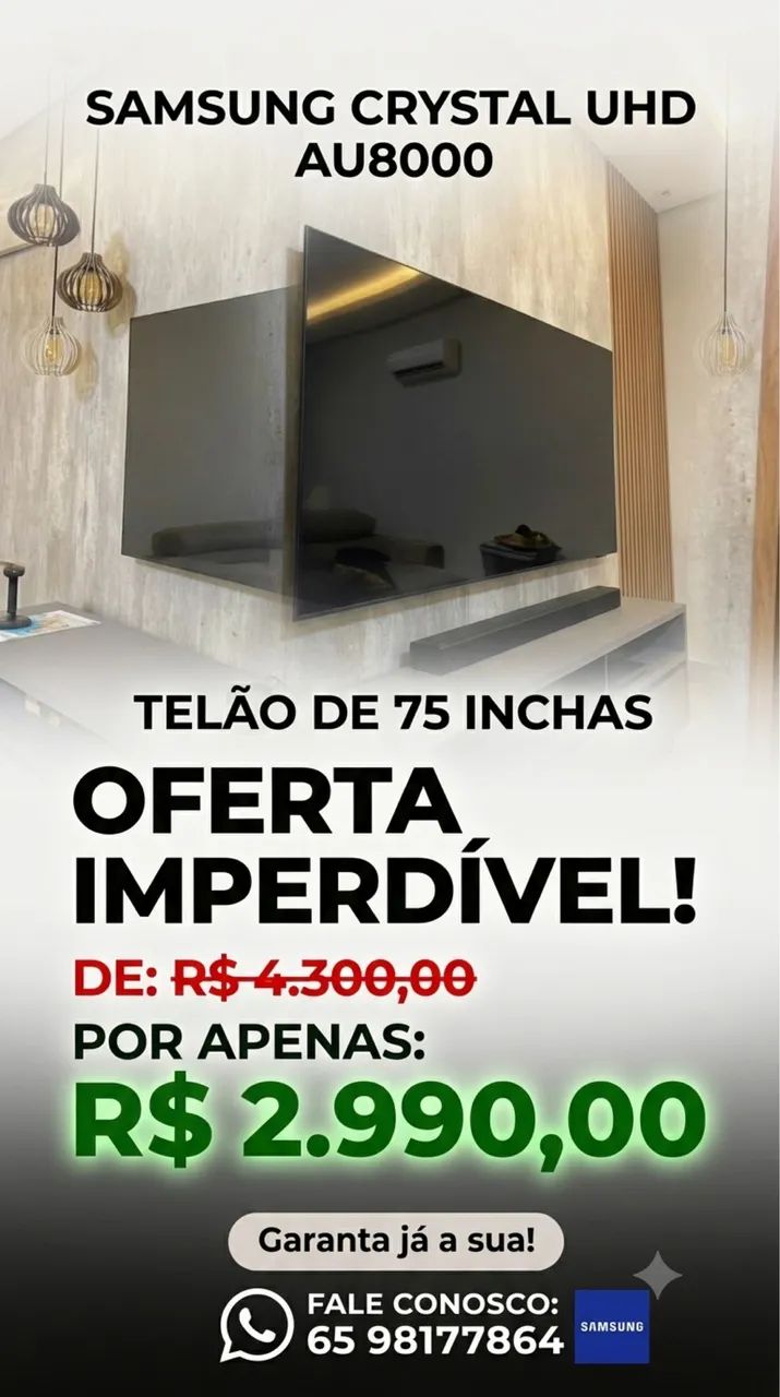 TV Samsung 75 Polegadas
