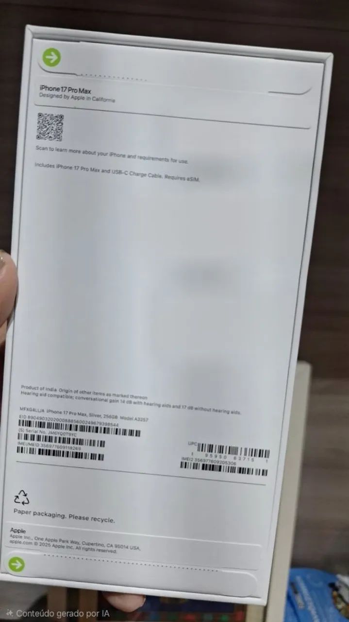 Iphone 17 Pro Max 256gb - Foto 2