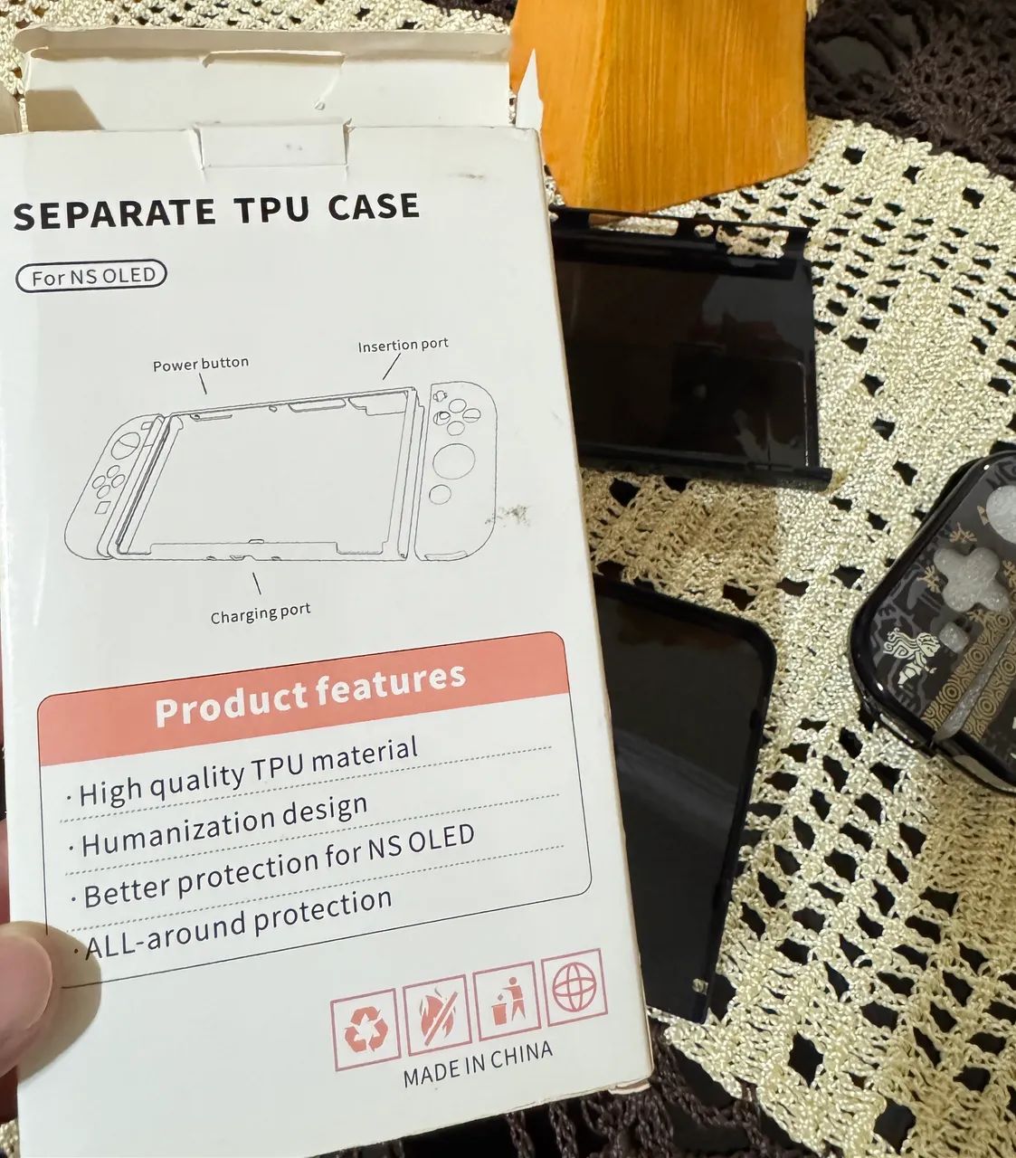 Case capa proteção Nintendo Swicth Oled Zelda  - Foto 3