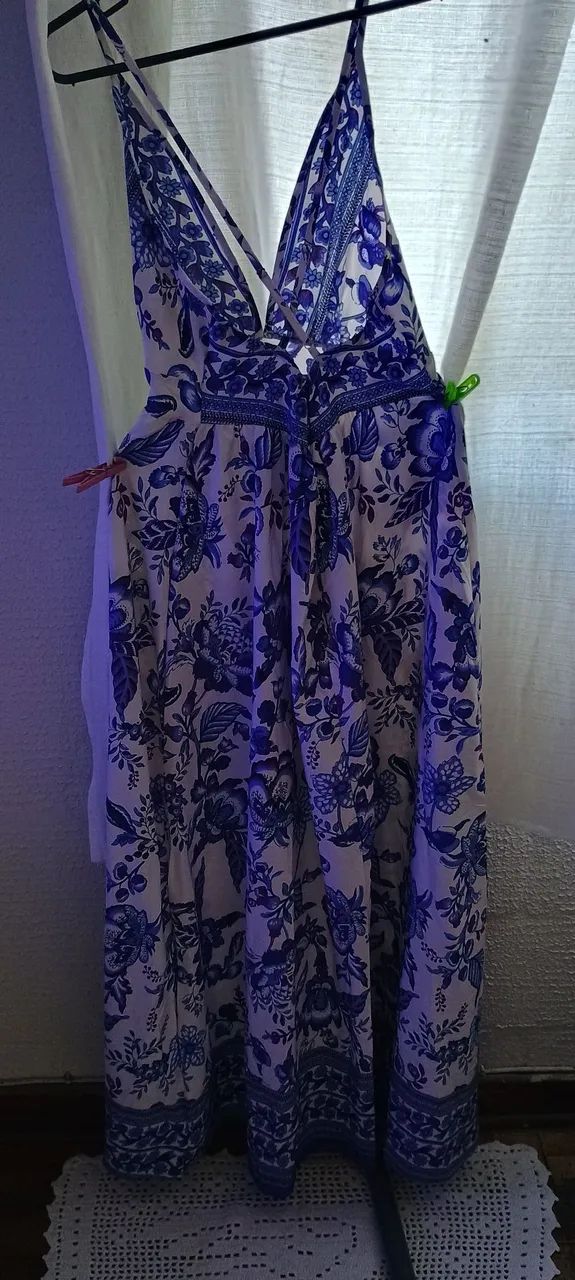 Vestido azul  longo  - Foto 3