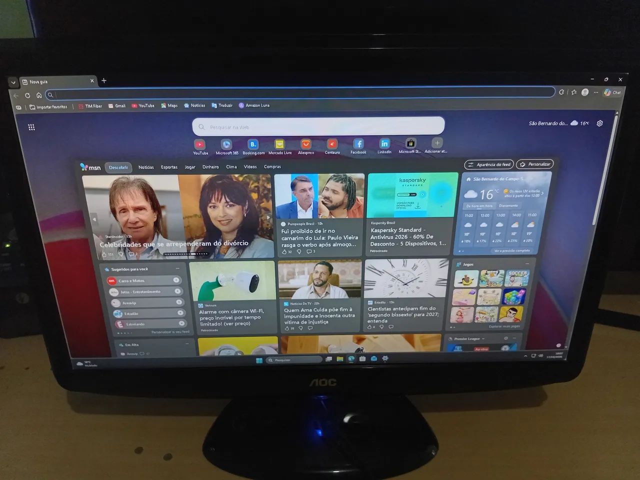 Monitor AOC FullHD - Usado - Foto 2