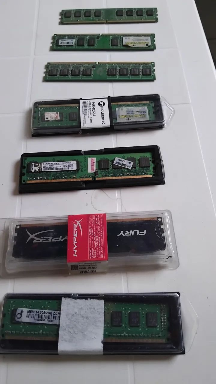 Memorias ddr3 e ddr2 