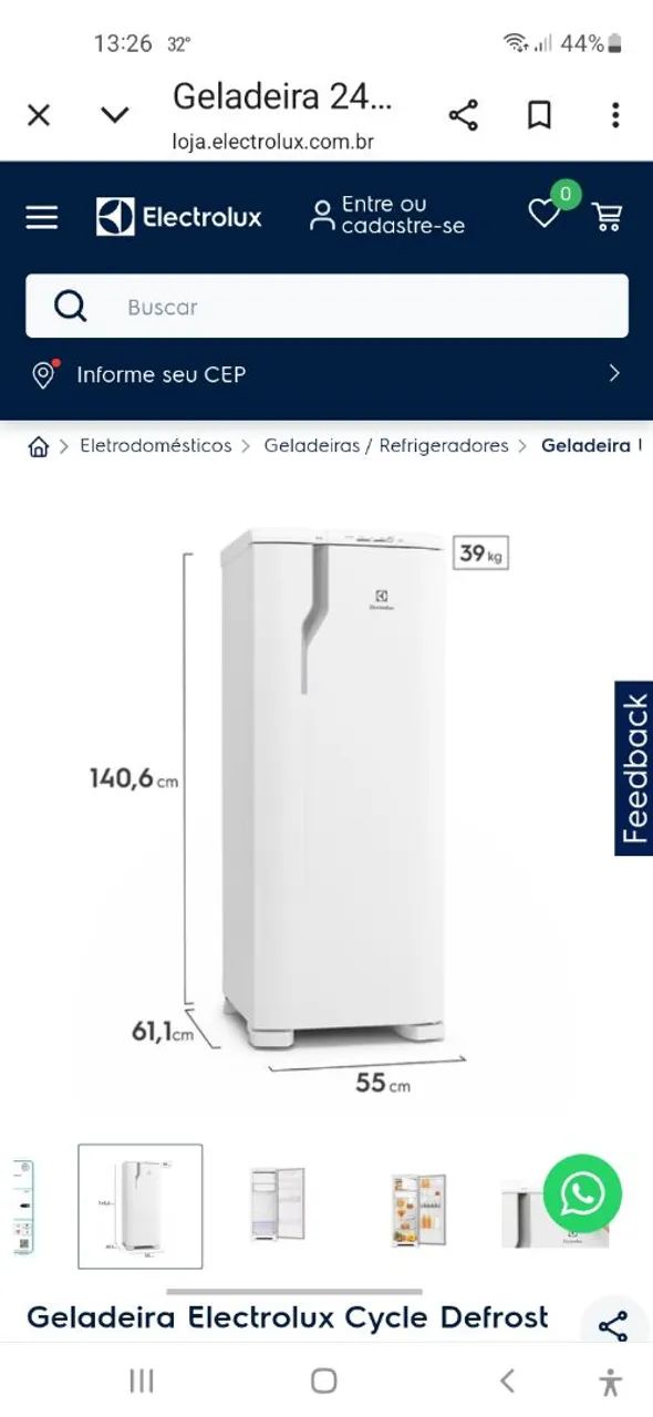 Geladeira Electrolux nova  - Foto 2