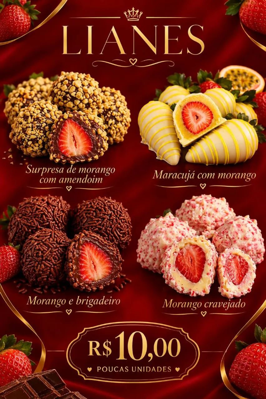 Morango cravejado