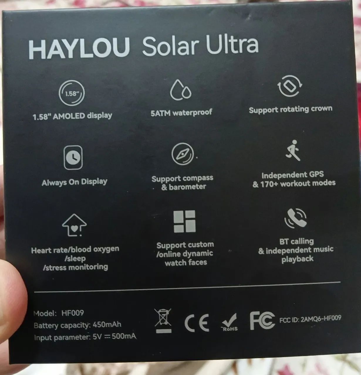 Relógio Smartwatch Haylou Solar Ultra - Foto 4