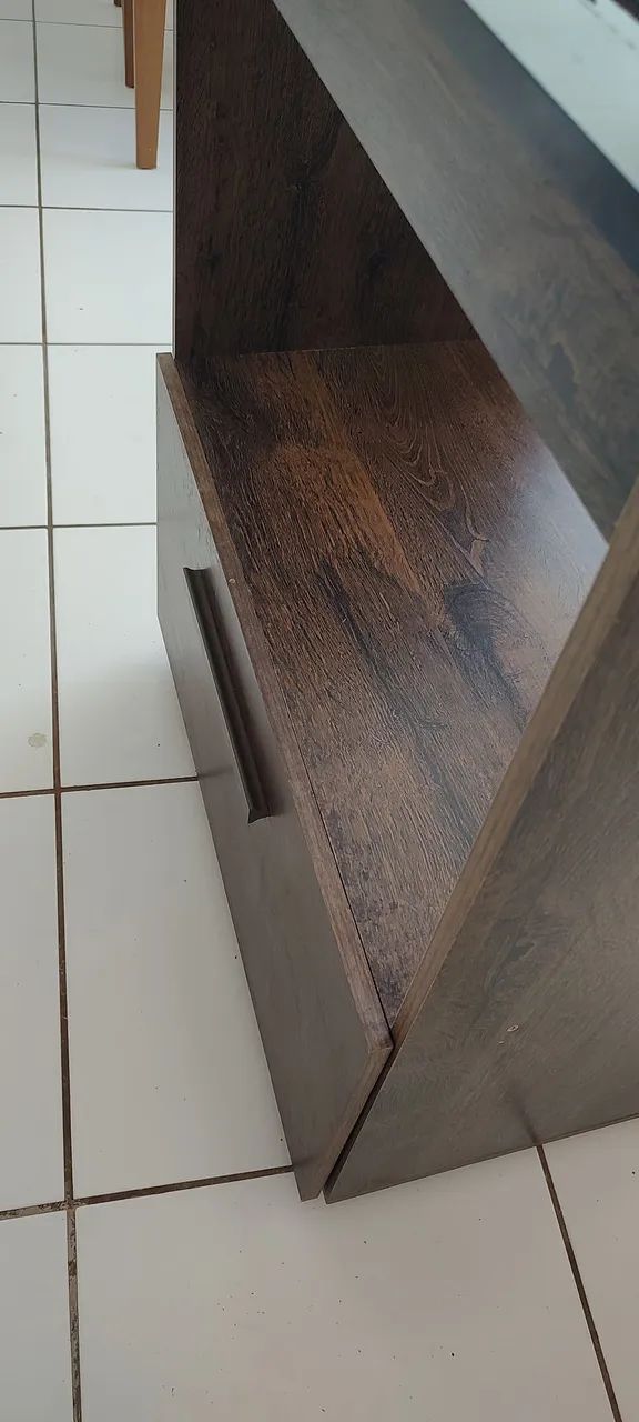 Armário com suporte de Cooktop