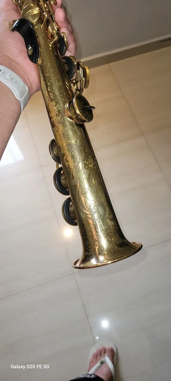 Sax Soprano Sib JCM Completo com Estojo Rígido - Foto 3