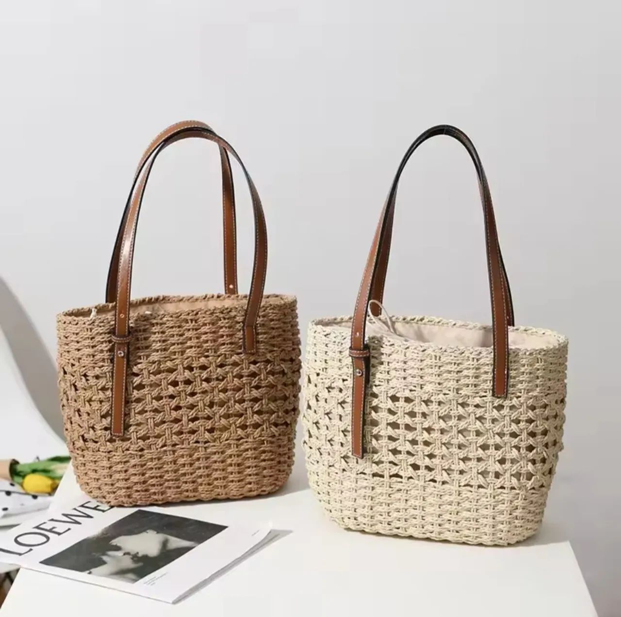 Bolsa de Palha verão Elegance - Foto 3