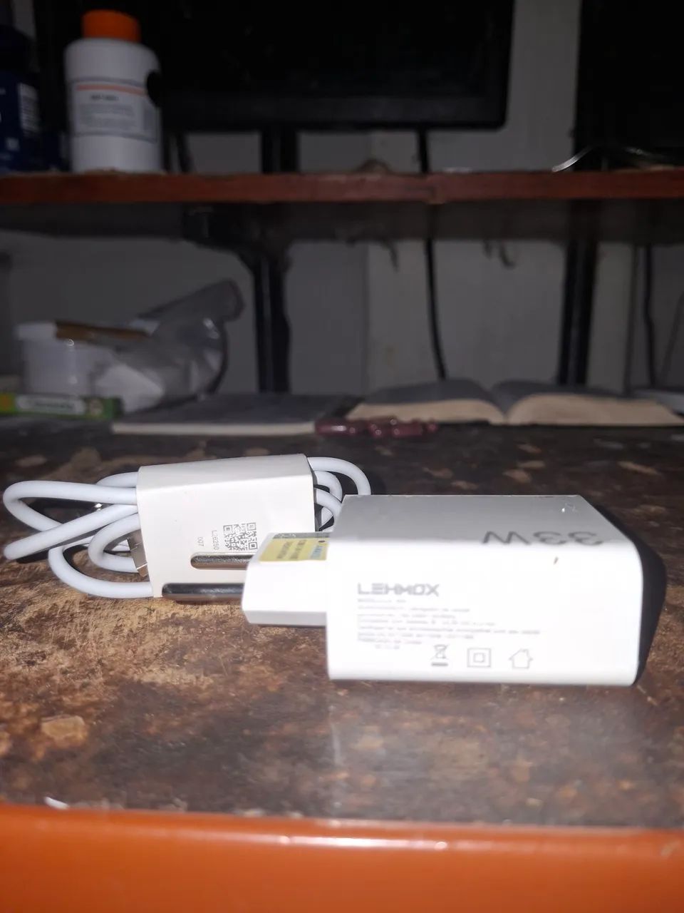 Carregador Lehmox 33w com cabo usb - Foto 5