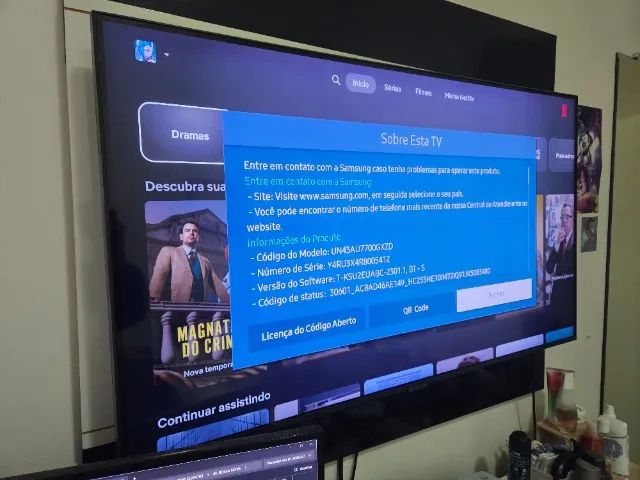 Smart TV 43" Samsung Crystal 4K (Modelo AU7700) - Foto 3