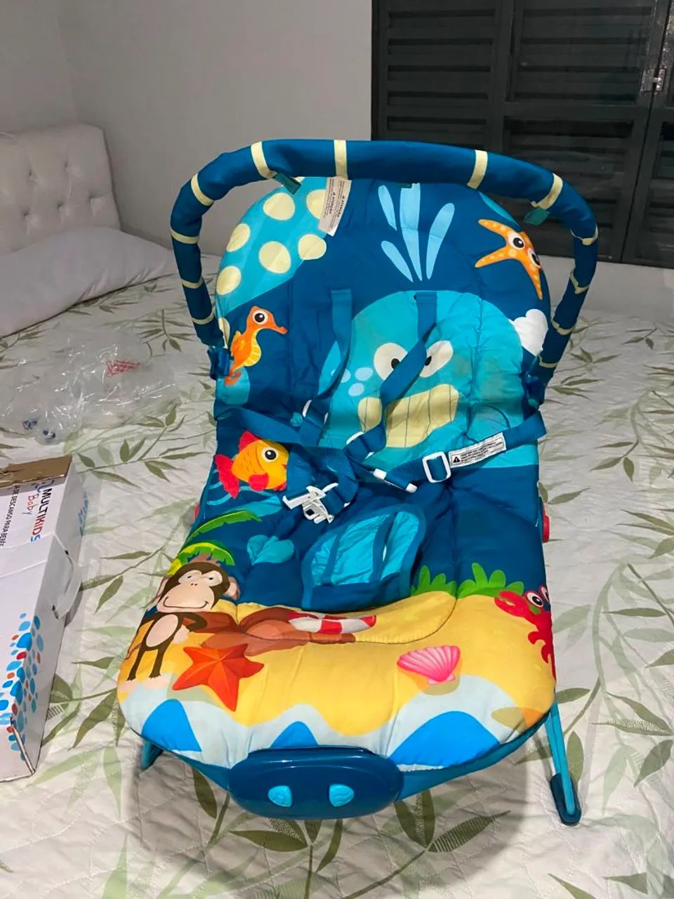 Cadeirinha de descanso bebê, Multikids que vibra  - Foto 2