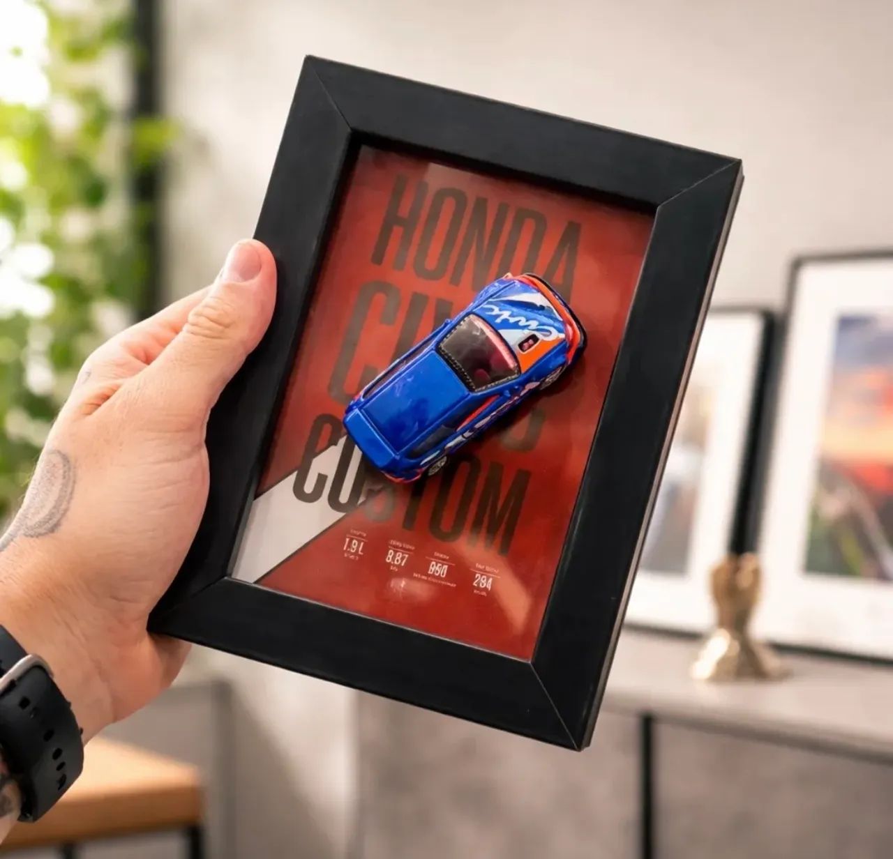 Quadro 3D Honda Civic 