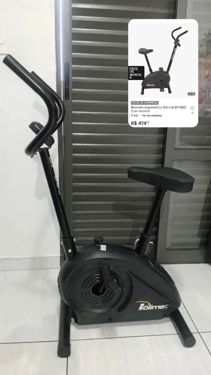 Bicicleta Ergométrica Pouco uso 