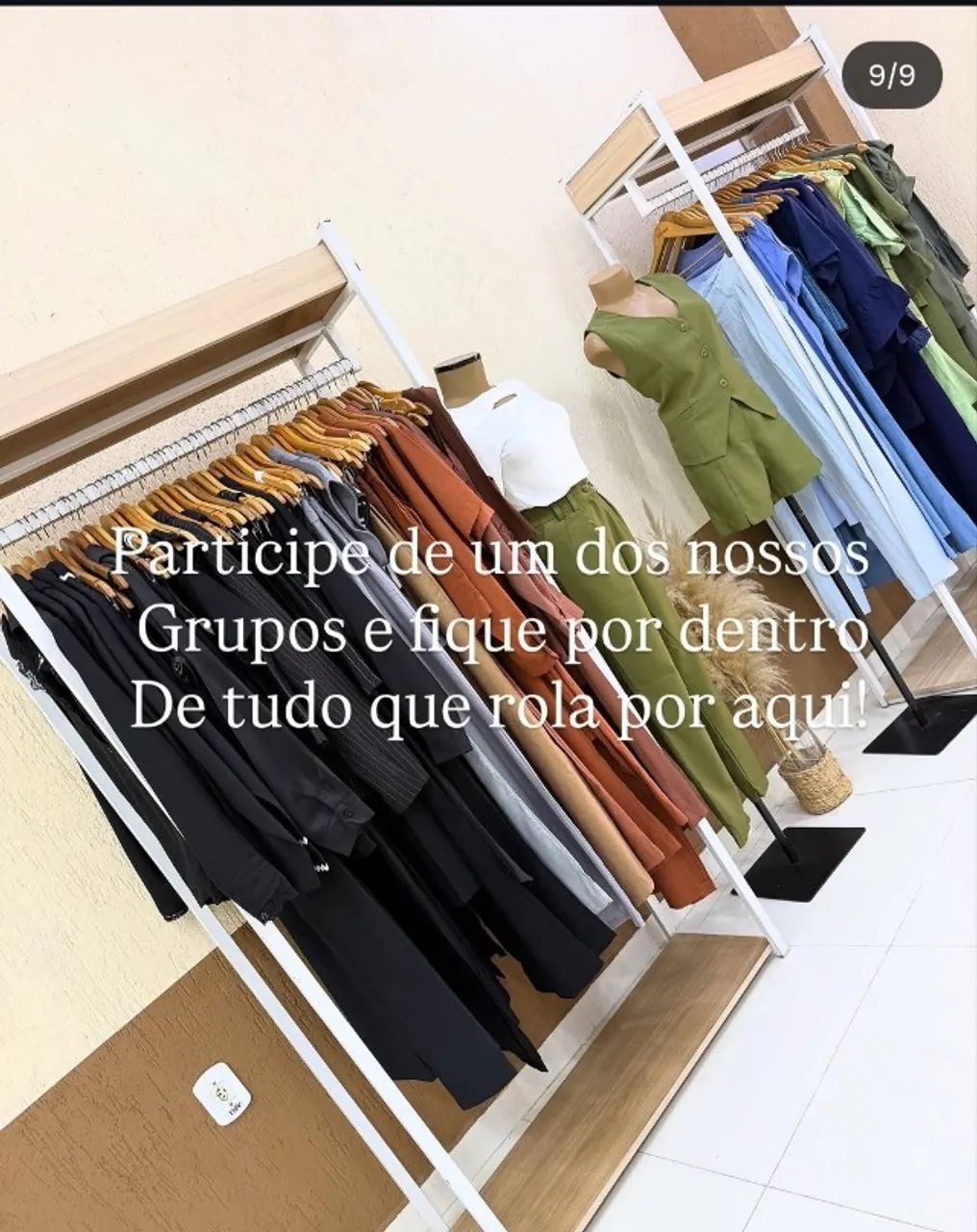 Monte sua loja  Arara de madeira + mesa+provador+quadro decorativo  - Foto 6