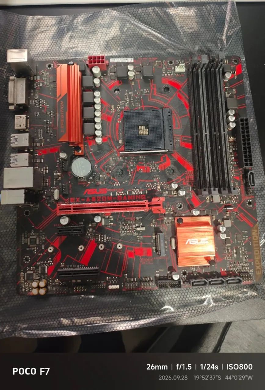 Placa Mãe ASUS A320M Gaming - AM4 - DDR4 - Foto 2