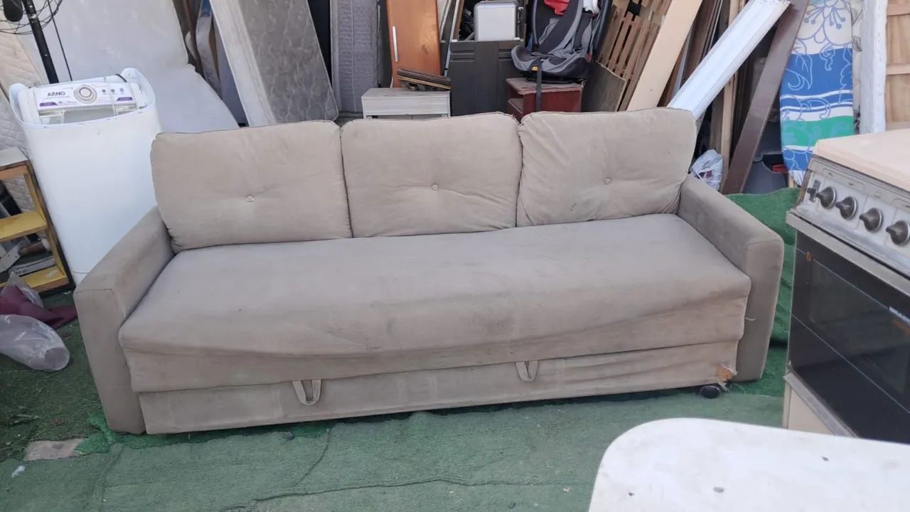 Sofa cama lindo entregamos no local  - Foto 4