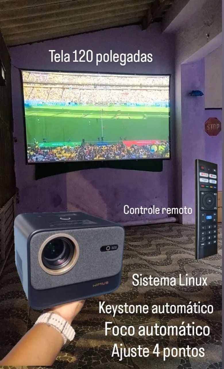 PROJETOR SMART WIMIUS K9  - Foto 2