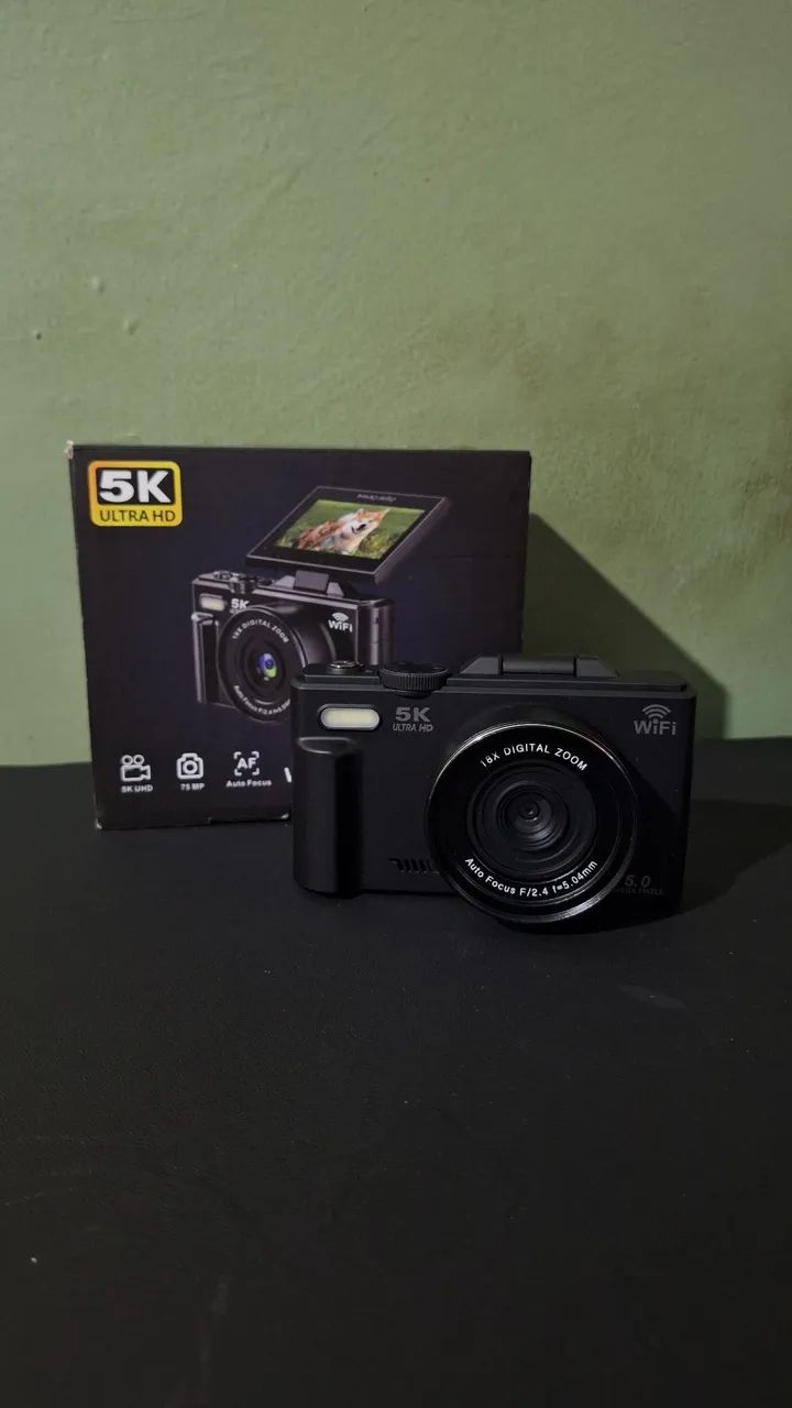 Câmera digital 5K NOVA
