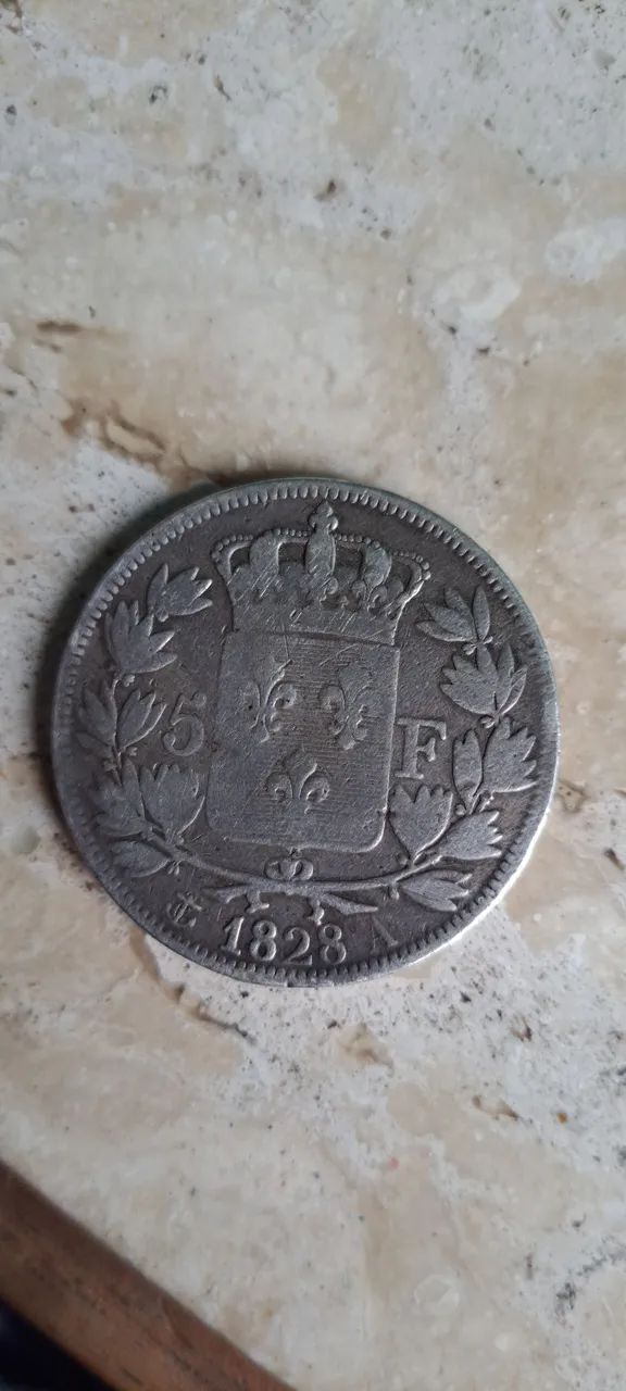 Moeda França 1828 - Foto 2