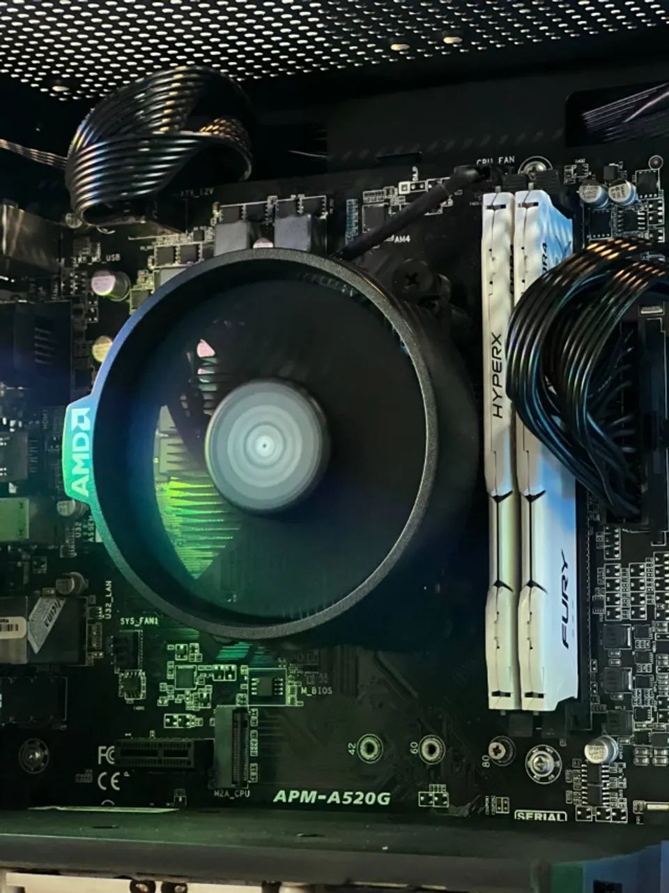 PC Gamer Ryzen 5, RX 580 8GB, 16GB RAM, SSD + HD - Foto 5