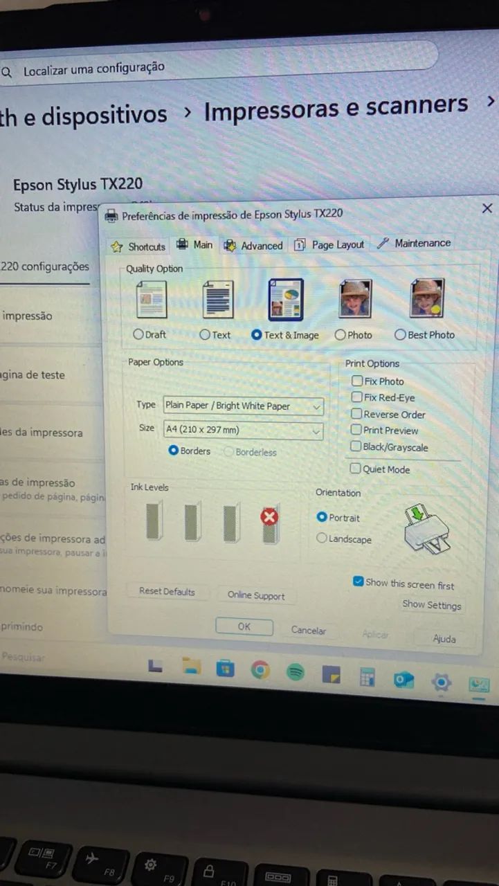 Impressora: Epson Stylus TX220 Multifuncional  - Foto 4