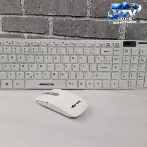 Kit Teclado e Mouse Sem Fio + Entrega Inclusa 