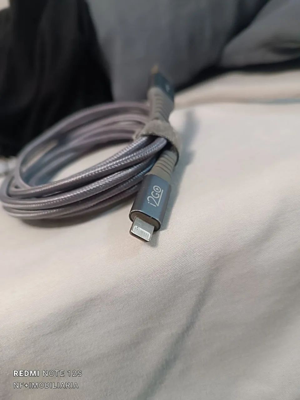 Cabo i2GO iPhone Lightning Premium Nylon Trançado - Perfeito Estado - Foto 4