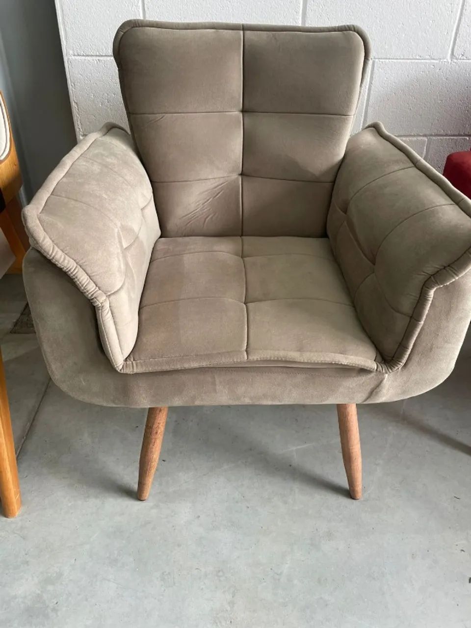 Poltronas Rafaela Veludo Diversas Cores Disponíveis  - Foto 3