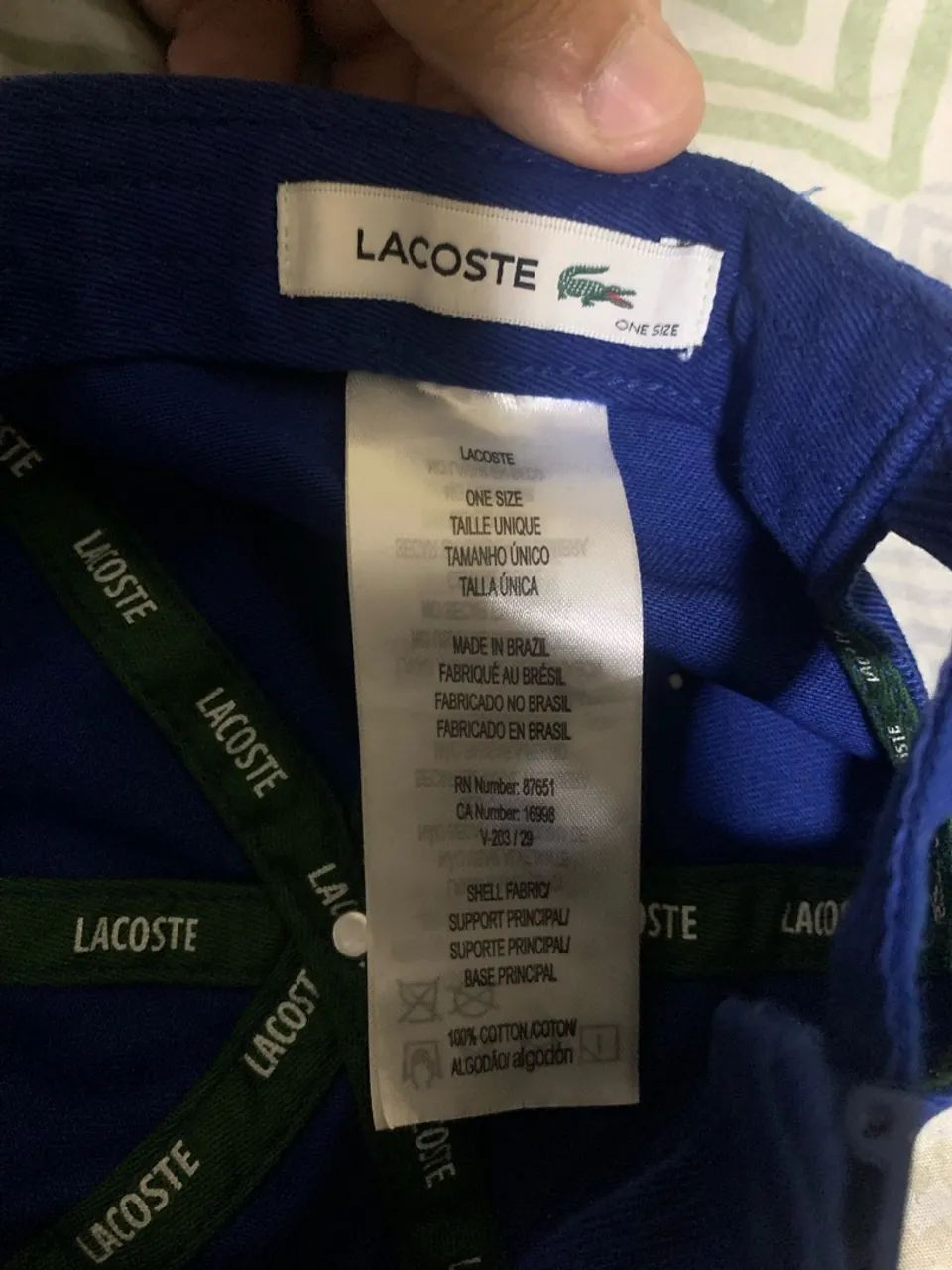 Boné Lacoste Big croc original - Foto 2