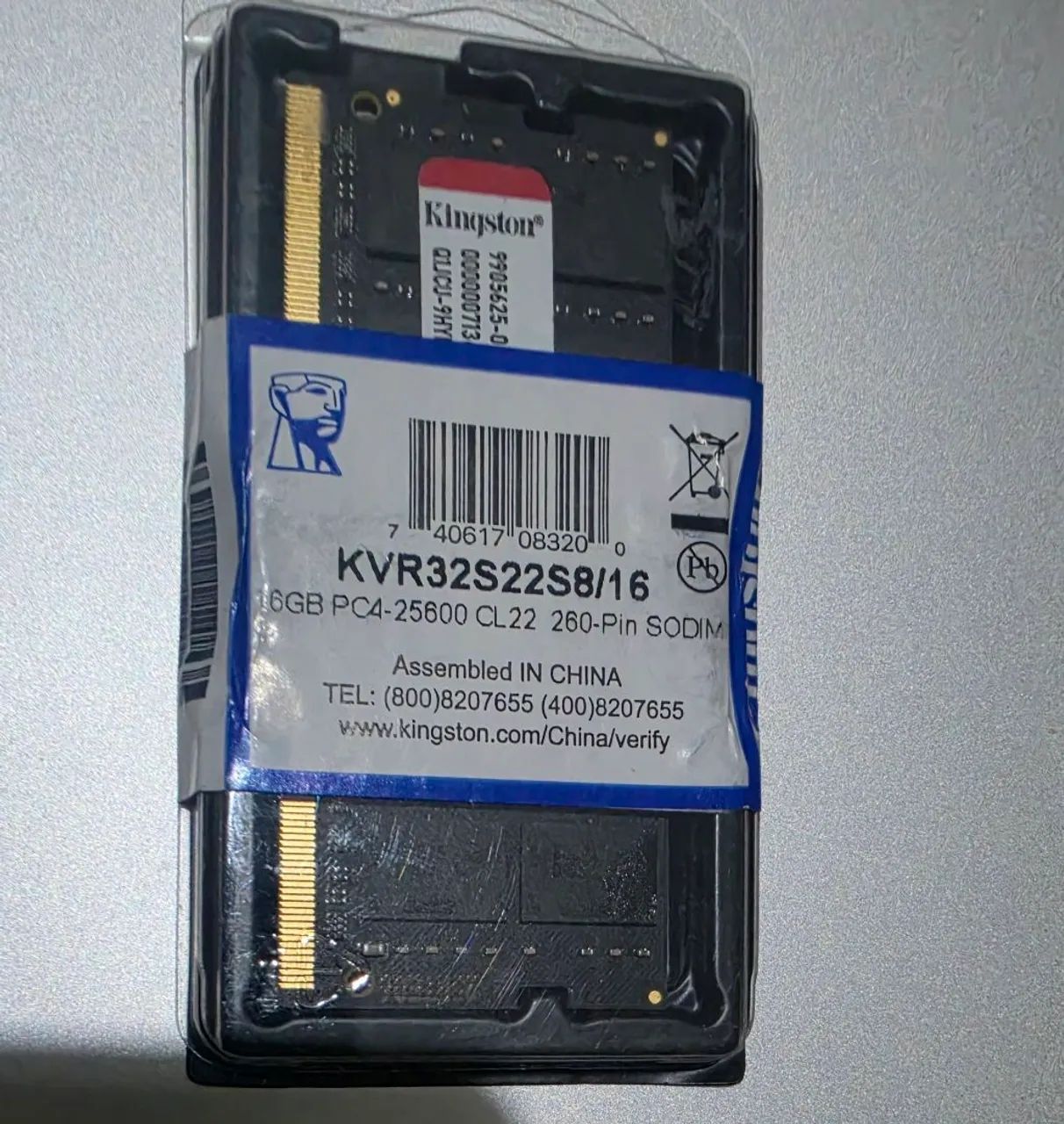 Memoria ddr4 kingston 16gb 3200mhz