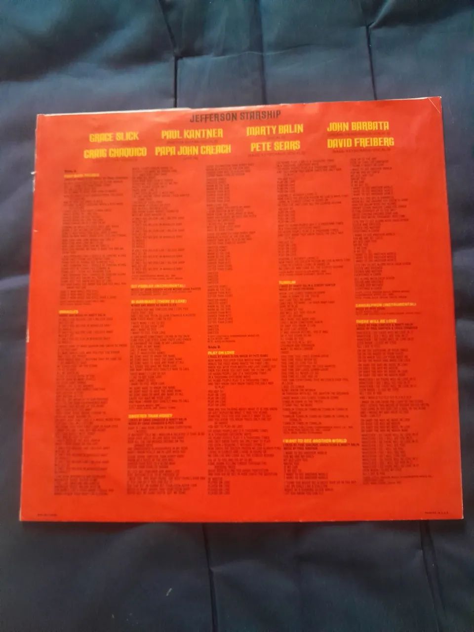Disco de vinil lp importado Jefferson star ship Red octopus  - Foto 4