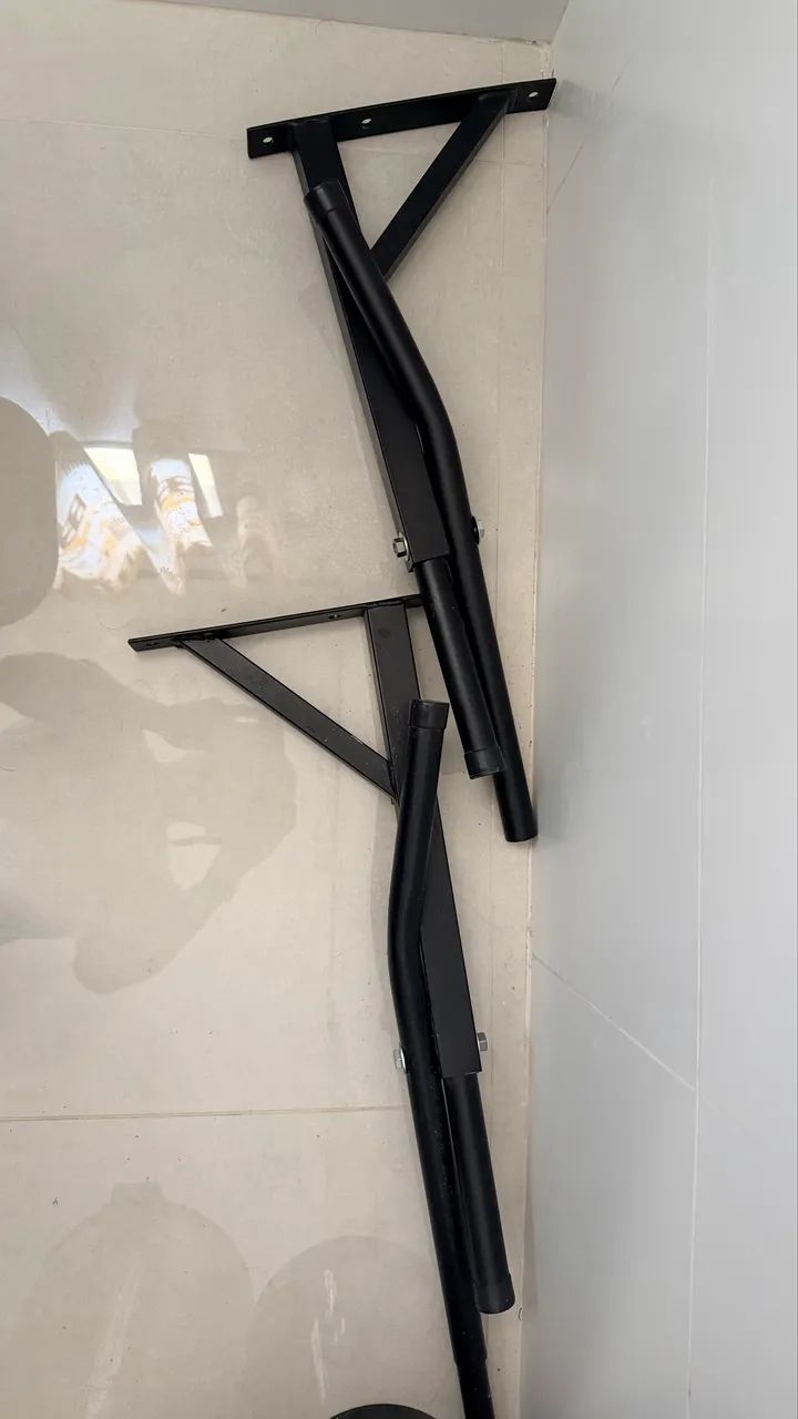 Barra fixa de parede retirar comigo - Foto 2