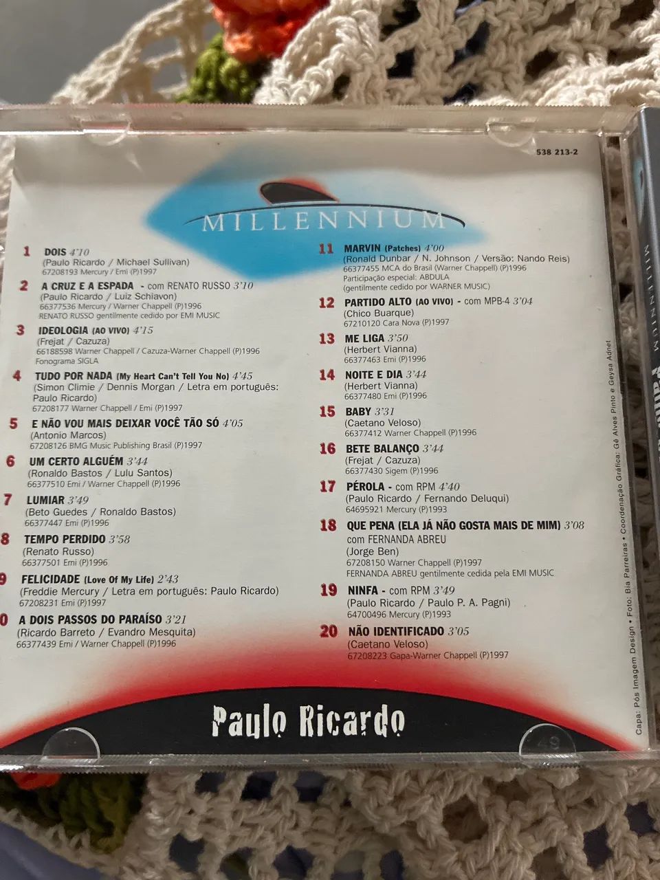 Cd Paulo Ricardo Millenium impecável de colecionador - Foto 4