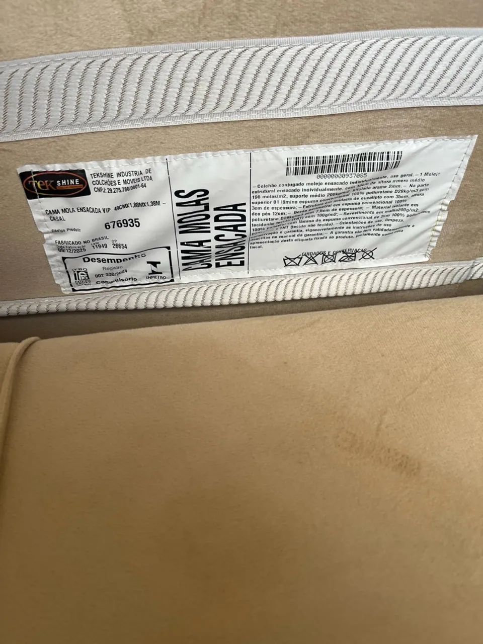 Cama box casal com cabeceira  - Foto 4