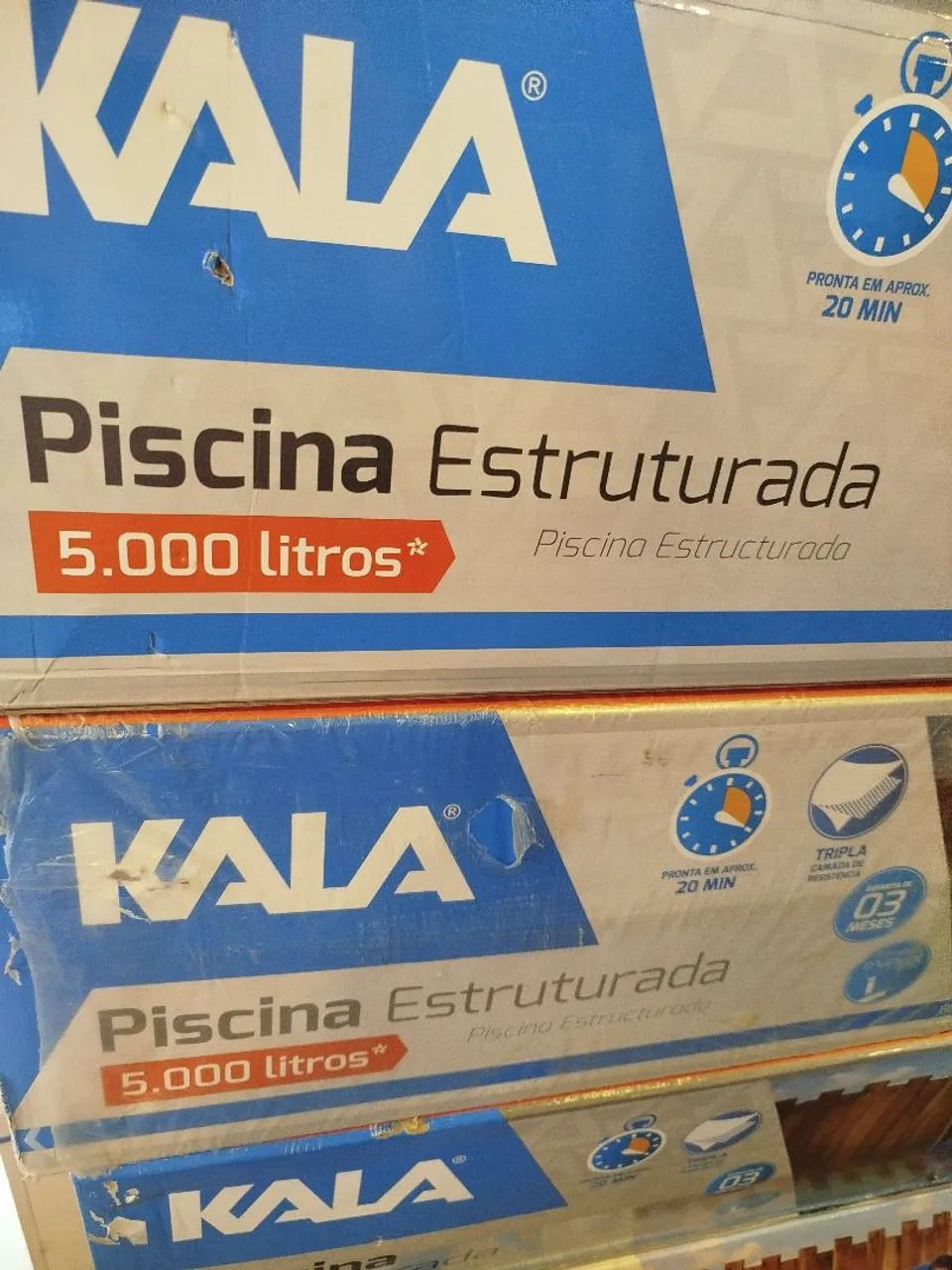 Piscina grande de 5000 mil litros redonda. Nova na caixa!  - Foto 4