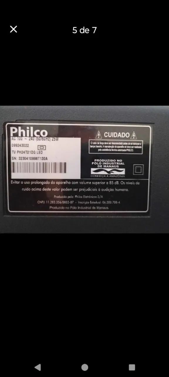 TV PHILCO 24 polegadas led (não é smart) - Foto 4