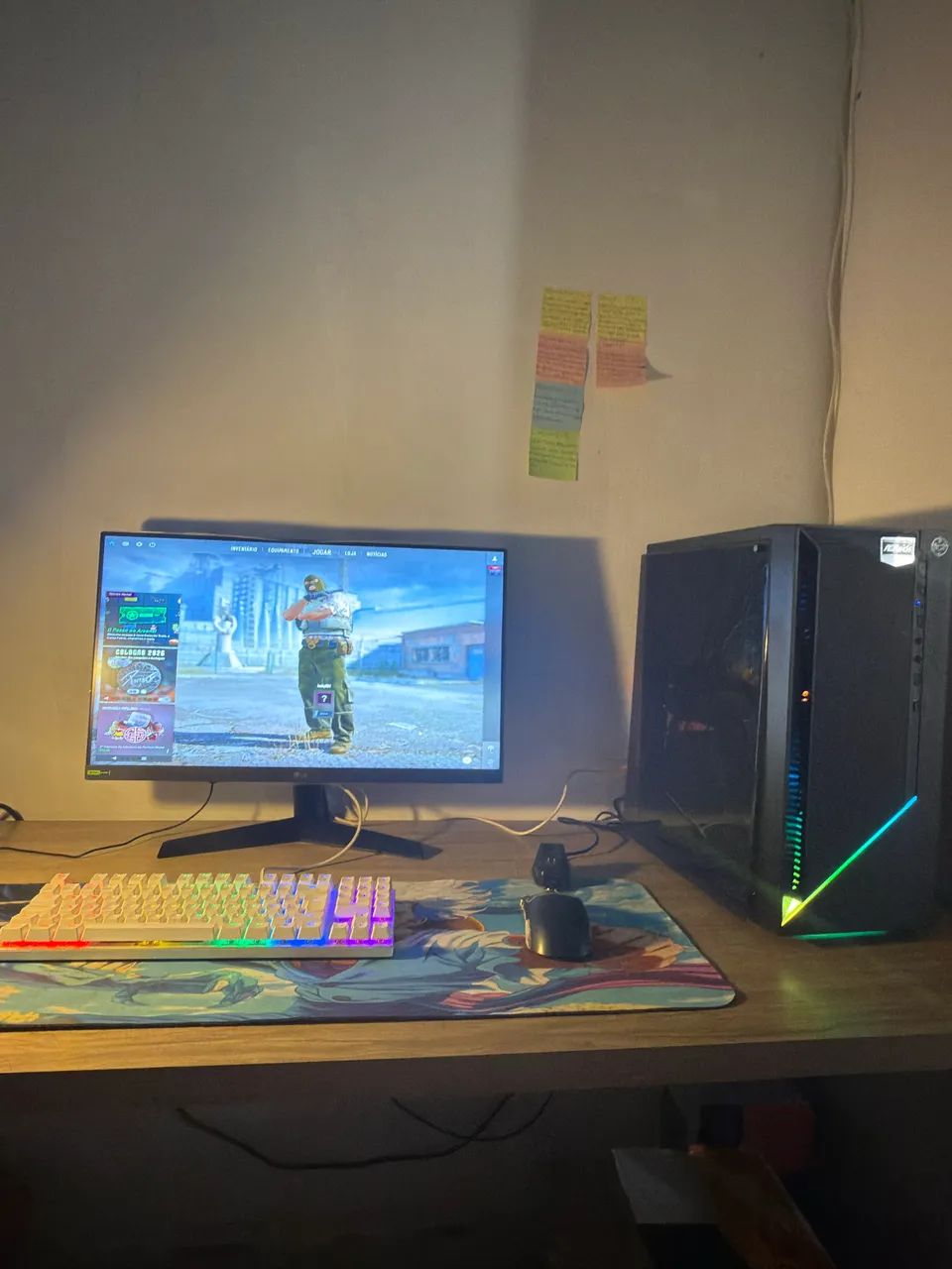 Pc Gamer RYZEN 7 Funcionando tudo