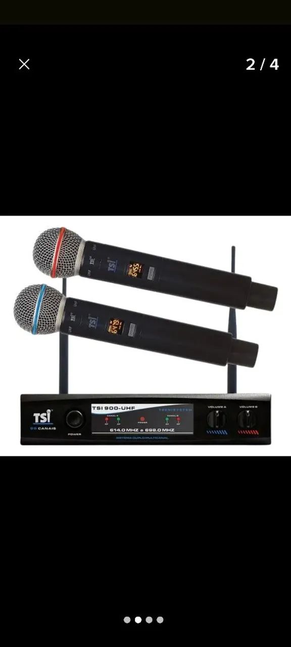 KIT  MICROFONES SEM FIO - Foto 6