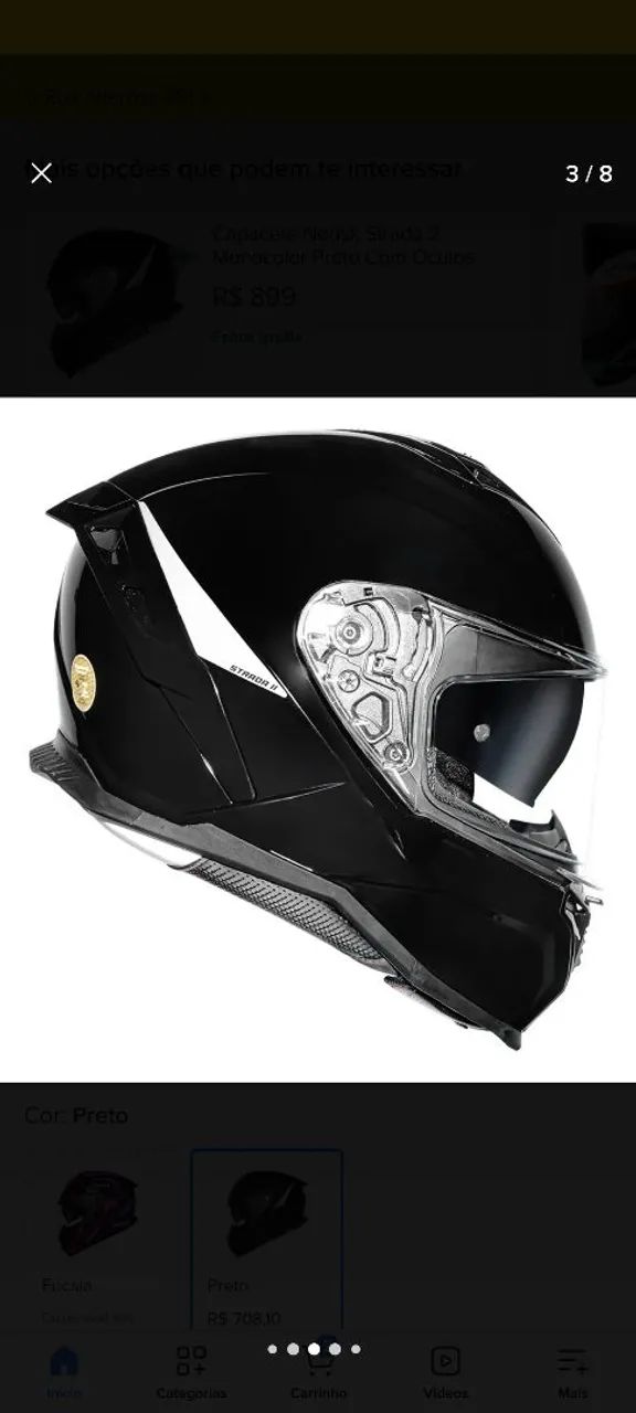 Capacete Strada  - Foto 2