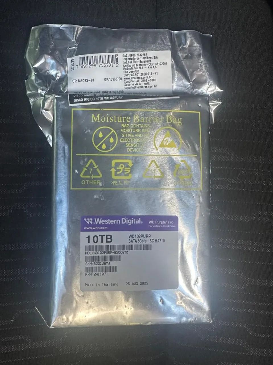 HD de 10 terabyte 