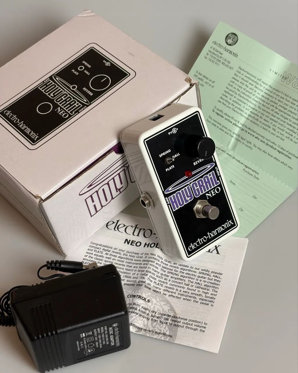 Pedal Electro Harmonix Holy grail neo reverb - Instrumentos
