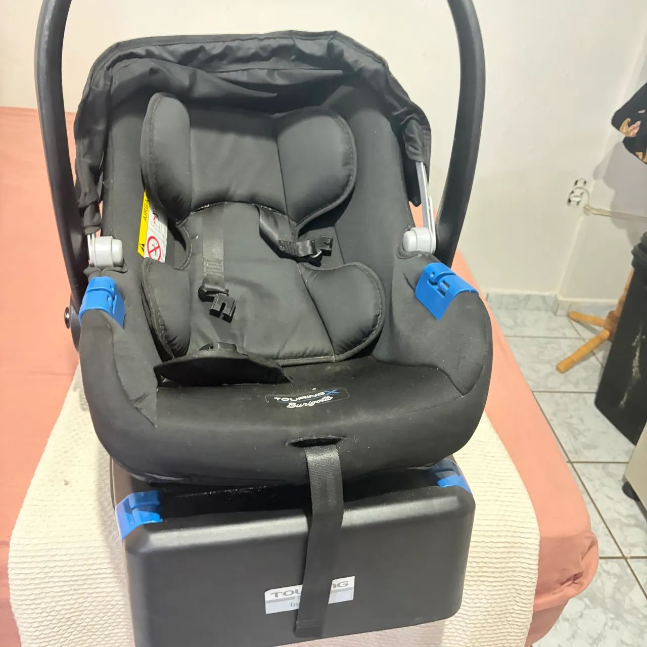 Bebê conforto Burigotto Touring X com base inclusa - Foto 5