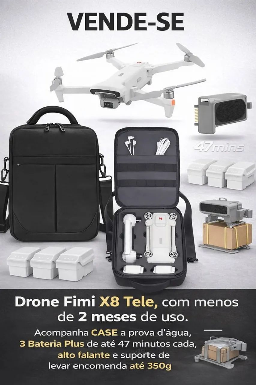 DORME FIMI X8 TELE COMPLETO ZERO DEFEITO 