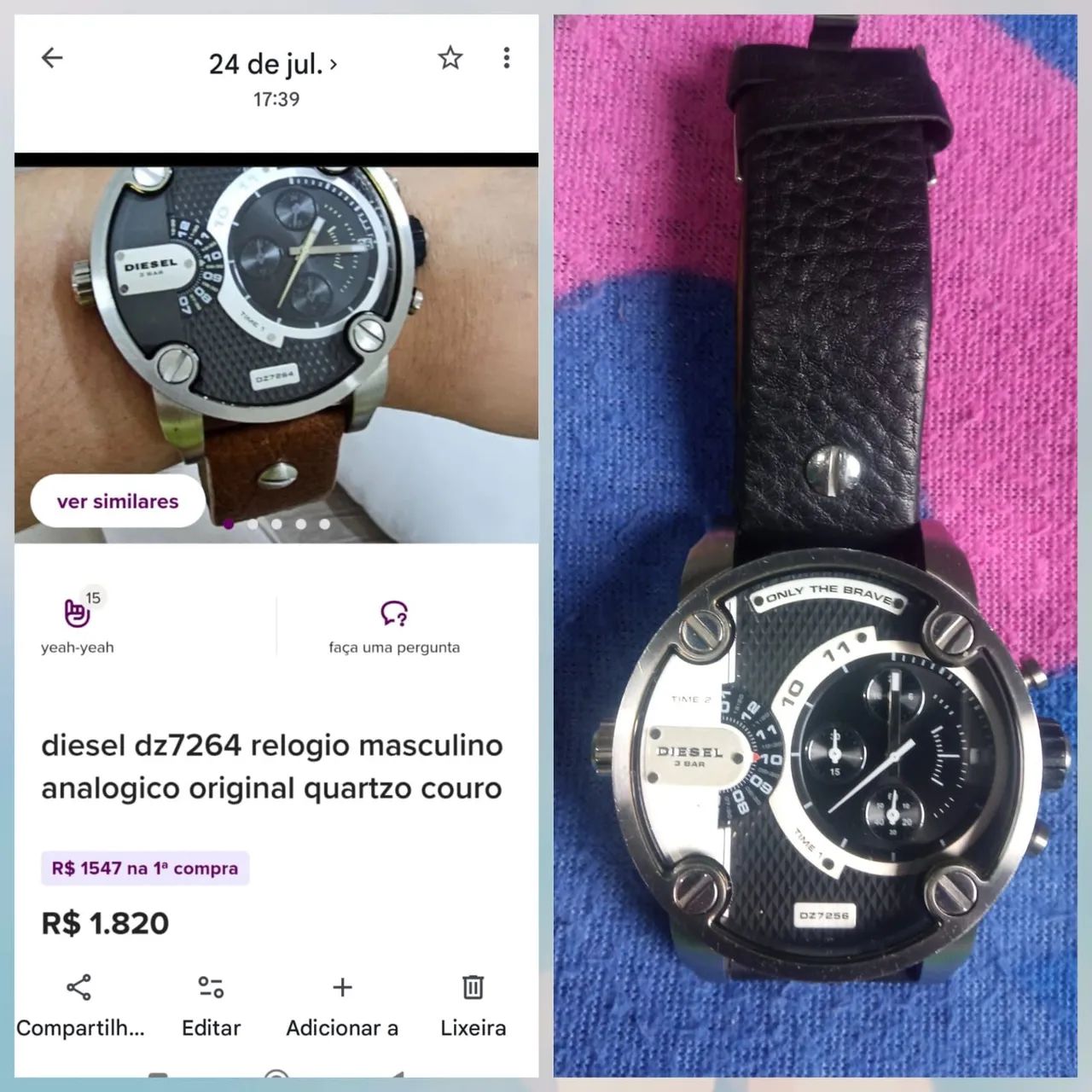 Relógio diesel  - Foto 5