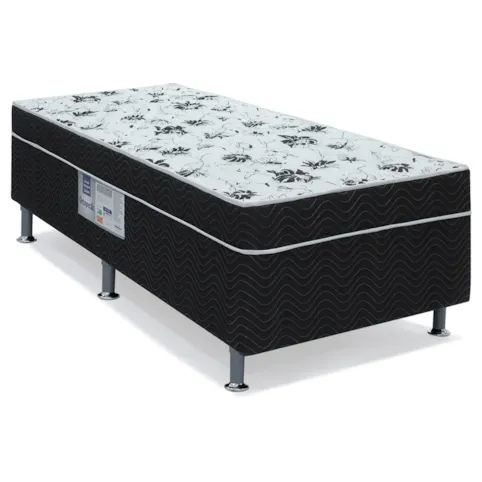 Cama box ortobom solteiro sem colchão 